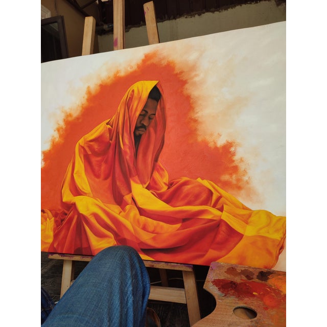 This work of art is the fifth in the series titled “SANCTUARY.” My idea was to explore the concept of retreat and...