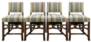 Renaissance Style Oak Chairs, Set of 8