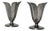 Pewter Tulip Candleholders by Just Andersen, 1930s, Set of 2 For Sale