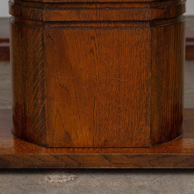 1940s French Carved Wood Dining Table Attributed to Charles Dudouyt For Sale - Image 15 of 18