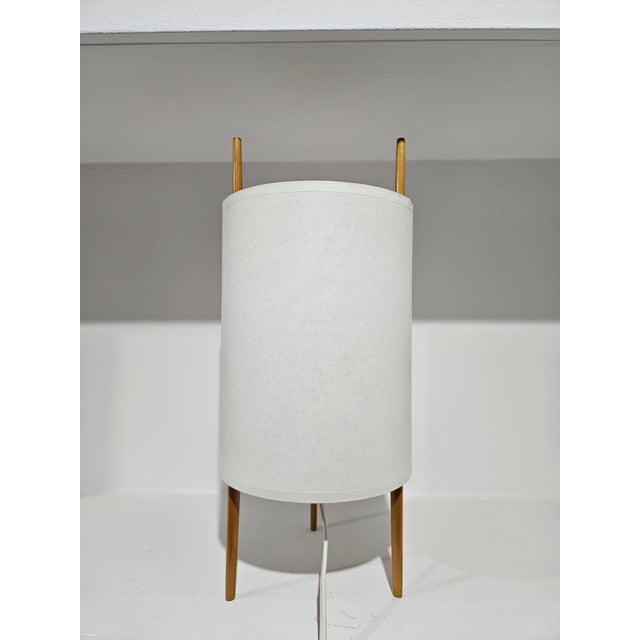 Cylindrical No. 9 Desk Lamp by Isamu Noguchi for Knoll Inc. / Knoll International, 1940s For Sale - Image 9 of 9