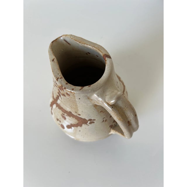 Mid Century Modern Art Ceramic Pitcher Vase For Sale - Image 10 of 12