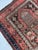 Name: SMOKEY Black with Rose worn Antique Prayer Rug from the Caucus Mountains Size: ~ 3 x 4 ish Age: Antique, C. 1900's...