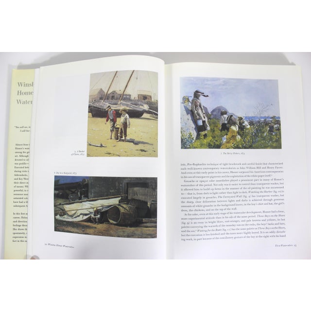 1980s Winslow Homer Watercolors Hard Cover Coffee Table Book Helen A. Cooper For Sale - Image 12 of 14