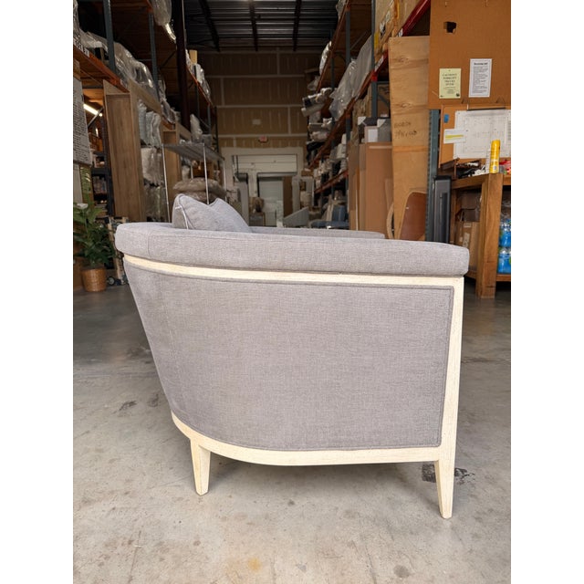Contemporary Ambella Home Light Gray Lounge Chair For Sale - Image 3 of 7