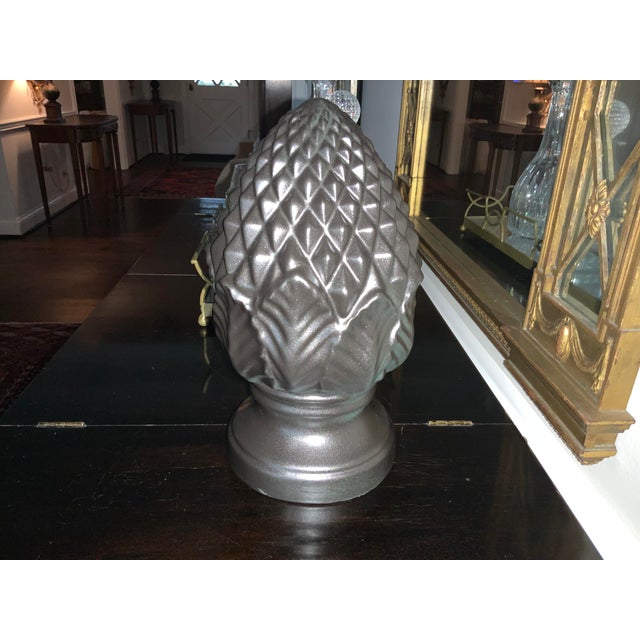 Oversized Painted Architectural Object / Statuary /Finial This is a fun decorative accent piece, perfect to style a...