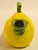 Mid-20th Century Artisan Made Lemon Pitcher Ceramic Majolica Yellow Green Italy For Sale - Image 9 of 16