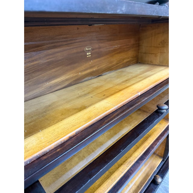 Antique Macey Barrister Bookcase Lawyer Bookcase For Sale - Image 11 of 18