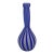 Blue and White Stripe Venetian "Zanfirico" Vase For Sale