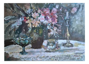 MMagdalena Spasowicz, Still Life, 2000, Oil & Oil on Canvas