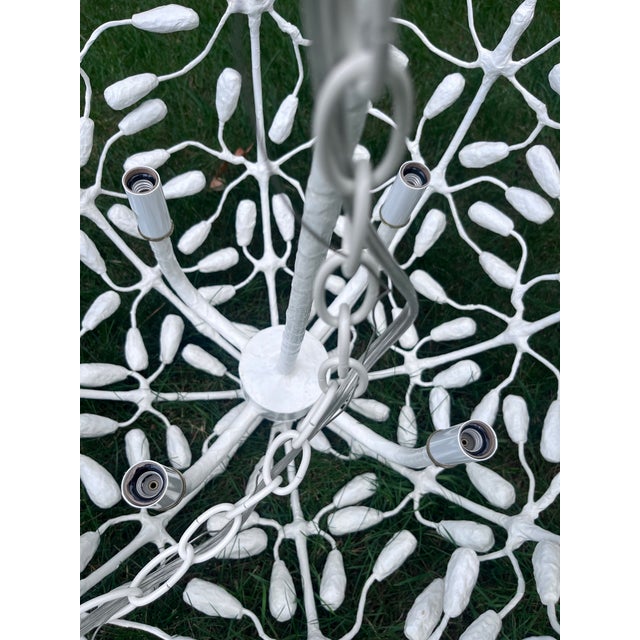 Mexican Stray Dog Designs White Landon Chandelier For Sale - Image 3 of 13