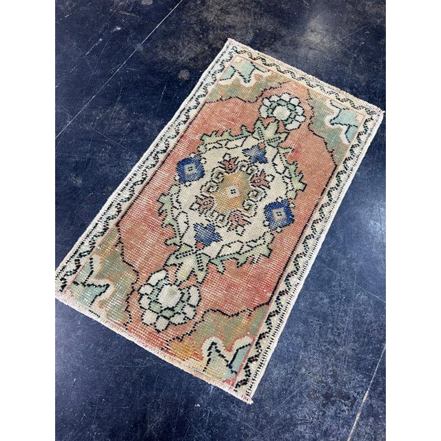 Early 21st Century Turkish Yastik Rug 1'7" x 2'8" For Sale - Image 5 of 5