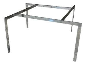1970s Chrome Coffee Table Base After Poul Kjaerholm Pk61 Denmark