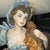 Vintage Italian Capodimonte-Style Hand Painted Porcelain Pheasant Lady With Lamb Figurine Lamp For Sale - Image 9 of 17