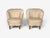1950s Asko, Finnish Modern, Lounge Chairs, Beige Velvet, Beech, Finland, 1950s For Sale - Image 5 of 13