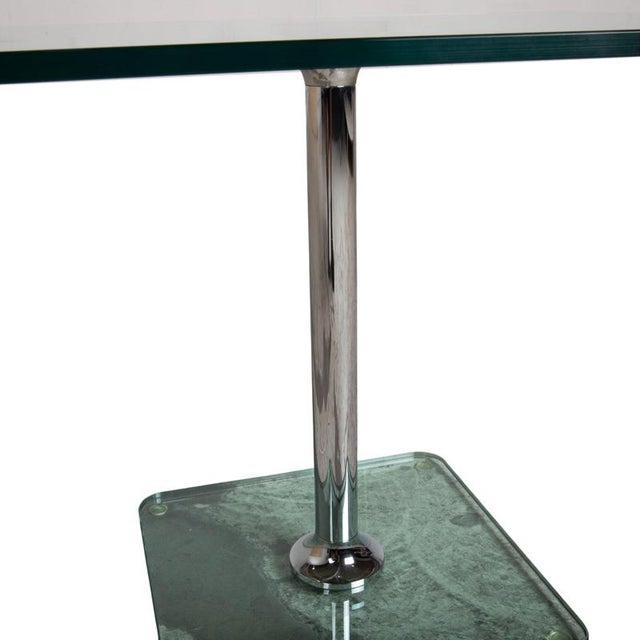Glass and Chrome Coffee Table from Draenert For Sale - Image 5 of 10
