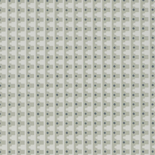 Sample - Schumacher X David Oliver Milo Wallpaper in Sobek For Sale