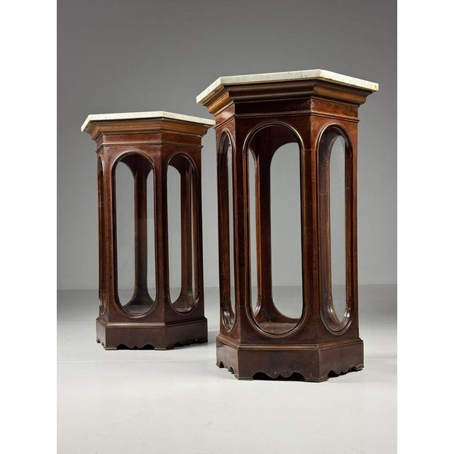 19th Century Italian Display Cases, Set of 2 For Sale - Image 18 of 18