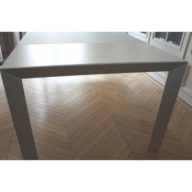 Metal Large Modern Nori Extendable Dining Table by Bartoli Design for Kristalia, 2008 For Sale - Image 7 of 10
