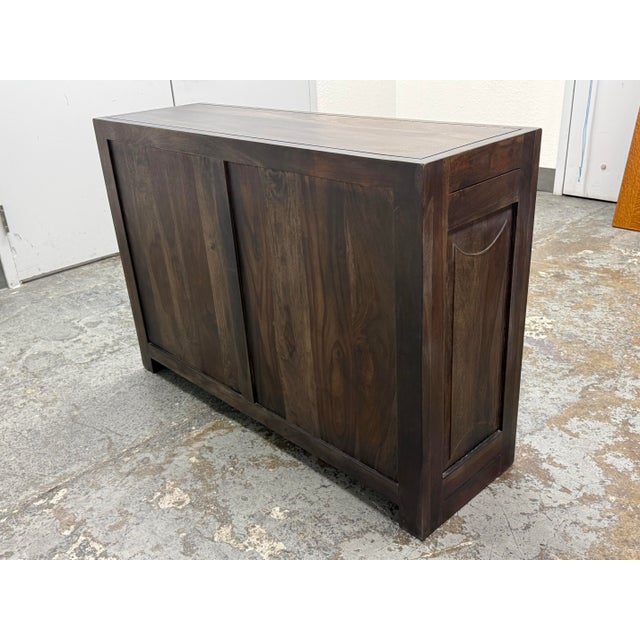 Wood Sierra Living Concepts Sierra Nevada Rustic Dresser, Medium Espresso For Sale - Image 7 of 12