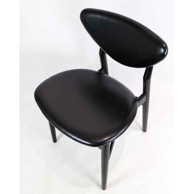 2000 - 2009 Black Painted Oak Model 108 Dining Chair by Finn Juhl, 2000s For Sale - Image 5 of 16