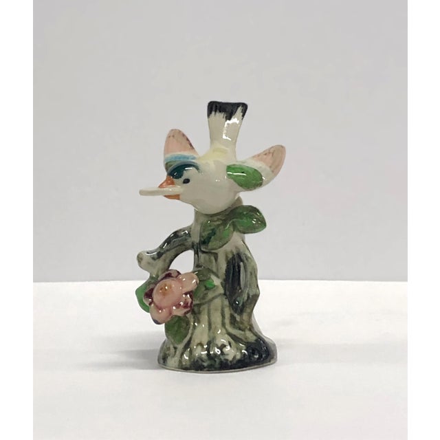 Vintage 1960s Hand Painted Porcelain Messenger Bird Figurine For Sale In Los Angeles - Image 6 of 6