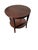 1990s Vintage Ethan Allen Horizons Collections Lamp Side End Table Pedestal Shelf Stand For Sale - Image 5 of 16