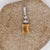 Modern 1.2Ct Citrine Pendant With Earth Mined Diamonds in Solid 14k Dual Gold, 8x6mm For Sale - Image 3 of 10