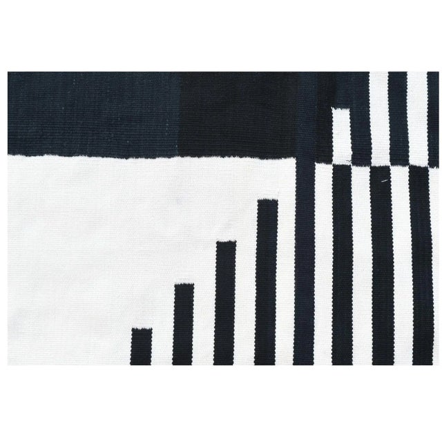 Boho Chic Isak Rug, 4x6, Black For Sale - Image 3 of 5