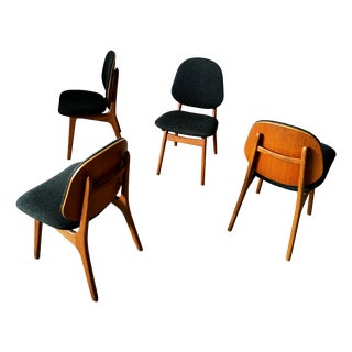 Dining Chairs attributed to Arne Hovmand Olsen, 1970, Set of 4 For Sale