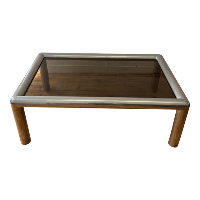 John Mascheroni “Tubo” Aluminum Coffee Table, Circa 1967 For Sale