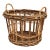 Vintage French Large Open Weave Basket For Sale