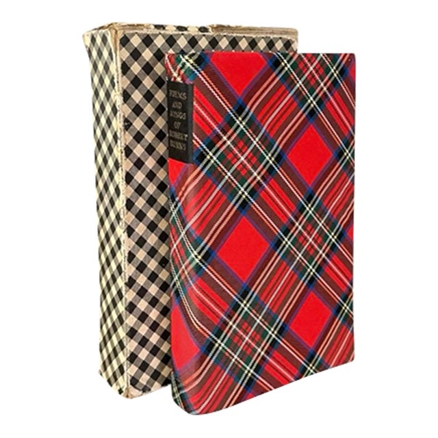 Poems and Songs of Robert Burns Silk Tartan / Plaid Cover With Slipcase - Collector's Edition For Sale