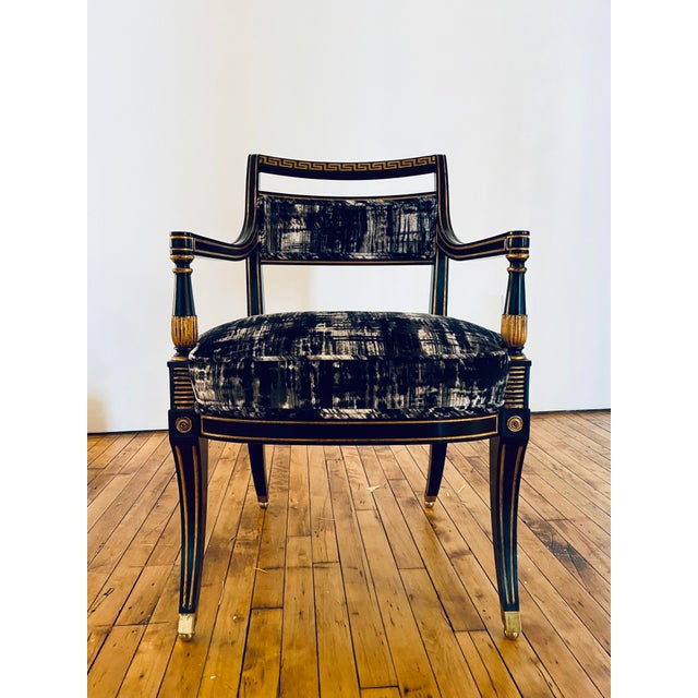 1940s 1940s Regency Greek Revival Klismos Armchair For Sale - Image 5 of 8