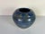 Mid-Century Modern Vintage Blue and Gray Glaze Studio Pottery Vase, Signed For Sale - Image 3 of 12