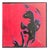 Andy Warhol Porcelain Ceramic Pop Art Portrait in Red from Rosenthal For Sale