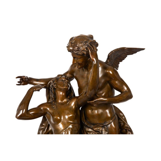 19th Century French Antique Bronze Sculpture “Awakening of Nature” by Emile Picault For Sale - Image 5 of 18
