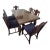 Early 20th Century Jacobean Revival Table With Six Chairs For Sale