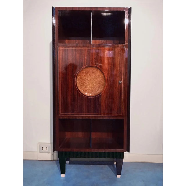 Mid-Century Italian Teak Secretaire, 1950s For Sale - Image 6 of 14