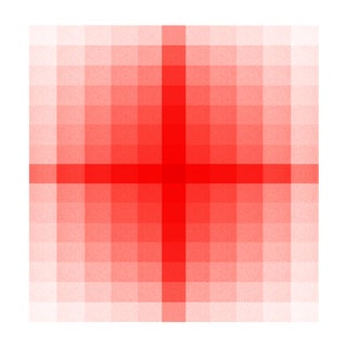 Color Space Series 52: Pink & Red (Centered) Fine Art Print For Sale