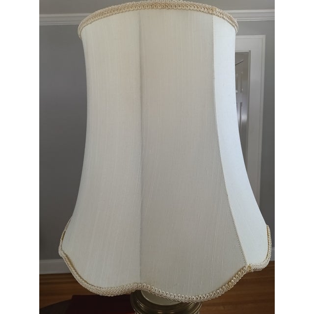Early 20th Century Stiffel Vintage Brass Table Lamp – Hollywood Regency Style For Sale - Image 5 of 9