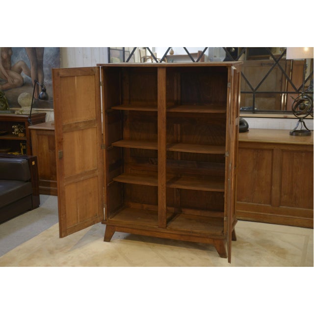 Reconstruction Oak Wardrobe by René Gabriel, 1950s, in Very Good conditions. Designed 1950 to 1959 I have official proof...