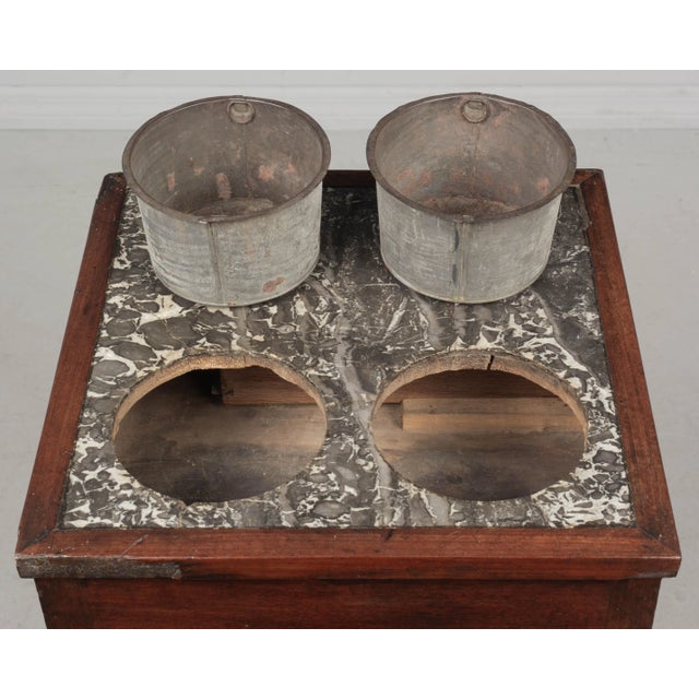 19th Century Louis Philippe Rafraichissoir Side Table For Sale - Image 9 of 11