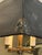 Industrial Graphite Metal Chandelier With Mirrored Interior and 4 Lights For Sale In Philadelphia - Image 6 of 8