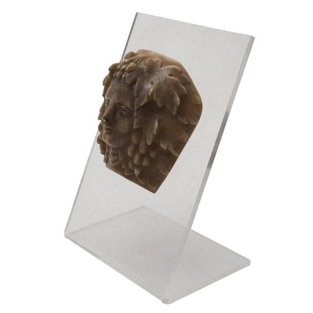 This Bacchus head is an original decorative wax object realized in Italy by Italian manufacture during the first half of...