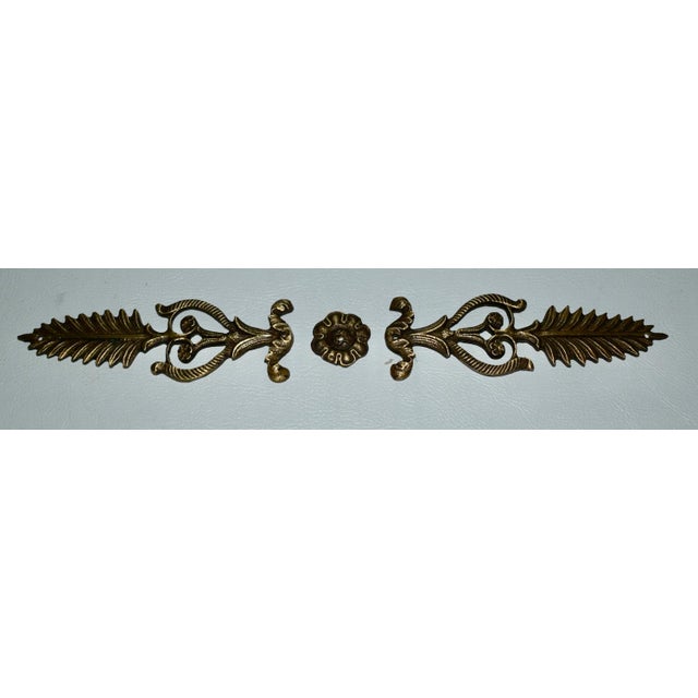 Antique (Late 19th Century) Decorative Furniture Ormolu has a French Empire Style. Made of Brass. The Measurements:10" x...