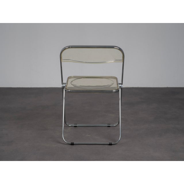 1970s Plia Folding Chairs by Giancarlo Piretti for Castelli, Italy, 1970s, Set of 2 For Sale - Image 5 of 11