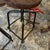 1950s Industrial Iron and Fabric Italian Adjustable Footstools - Set of 3 For Sale - Image 9 of 11