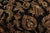 Agra Rug 9’2” X 12’1” Black Wool Traditional Hand-Knotted Oriental Carpet For Sale - Image 4 of 14