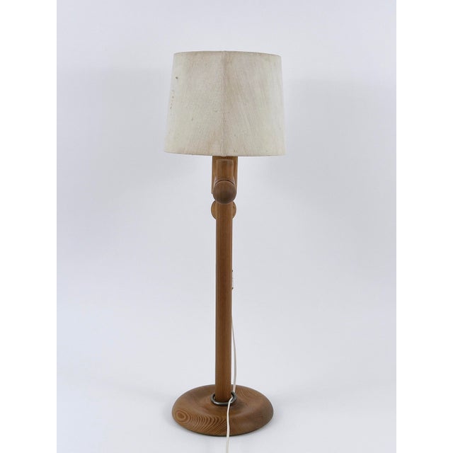 Pine Table Lamp by Uno & Östen Kristiansson for Luxus Vittsjö, 1960s For Sale - Image 15 of 18